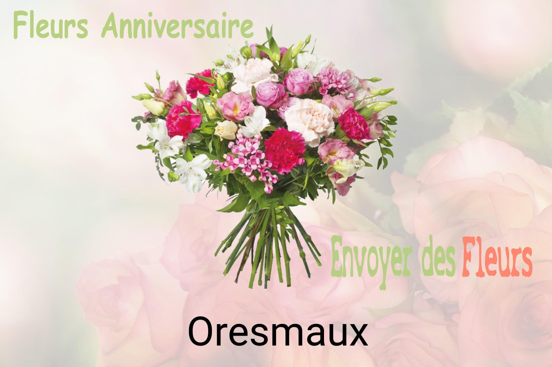 Bouquet de fleurs d’anniversaire livré à Oresmaux